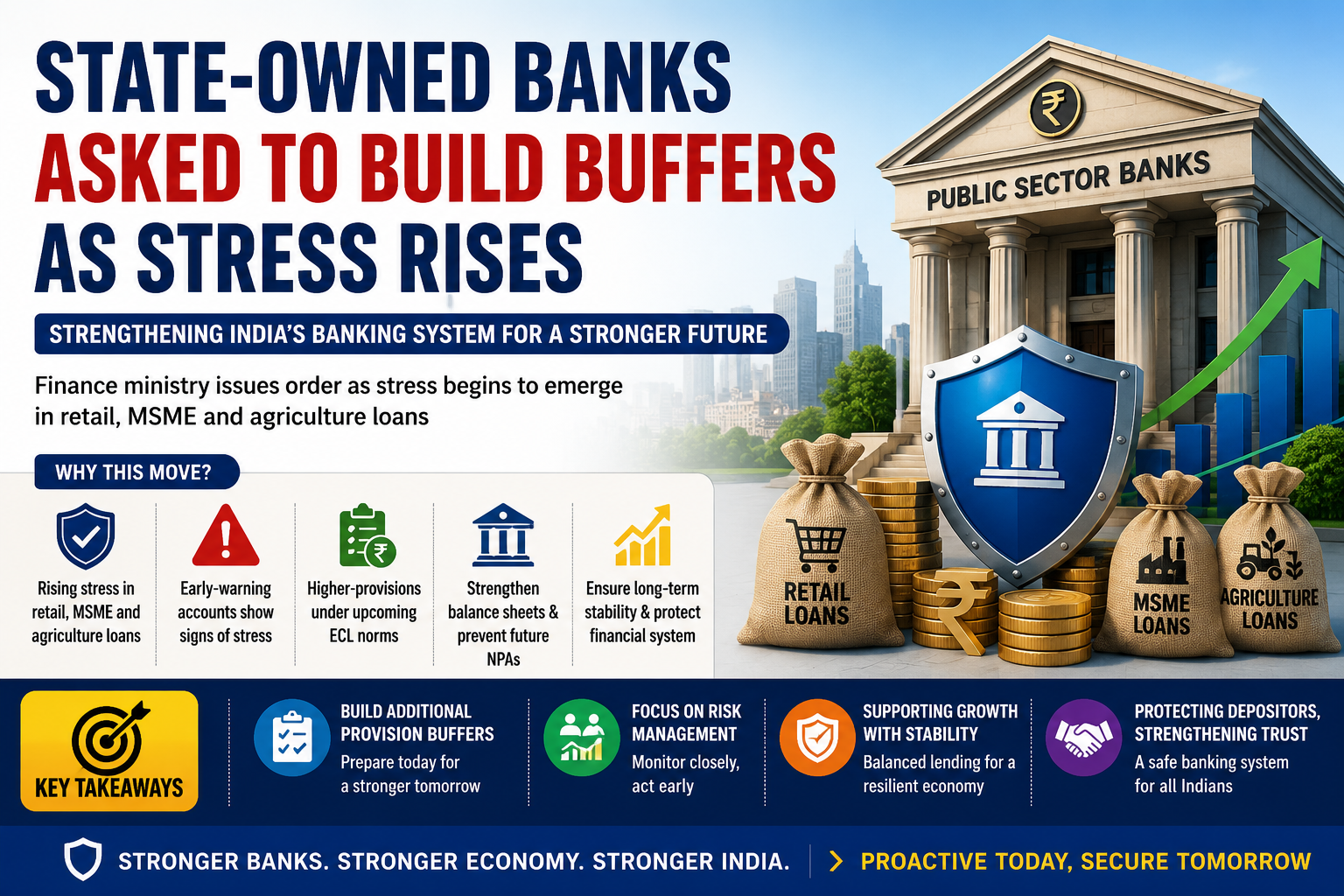 State-Owned Banks Asked to Build Buffers as Loan Stress Emerges in Retail, MSME and Agriculture Segments